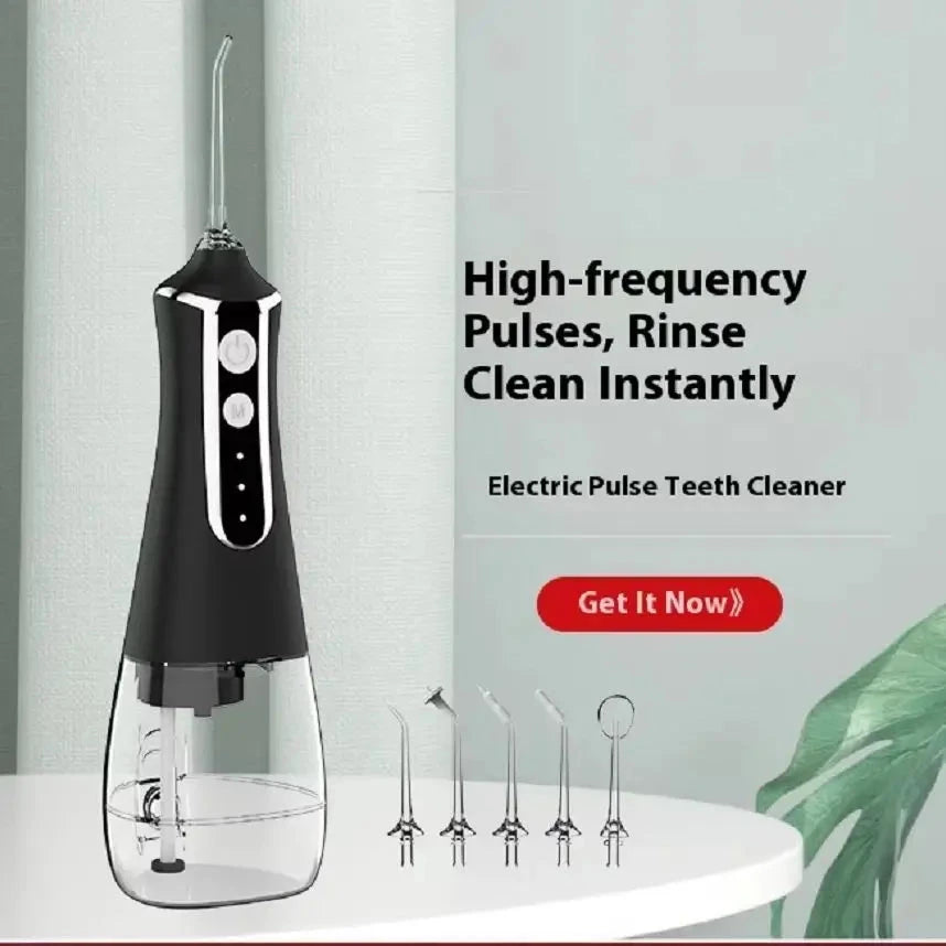 HOMEFISH Portable Water Flosser - USB Rechargeable Oral Irrigator