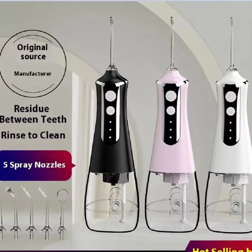 HOMEFISH Portable Water Flosser - USB Rechargeable Oral Irrigator
