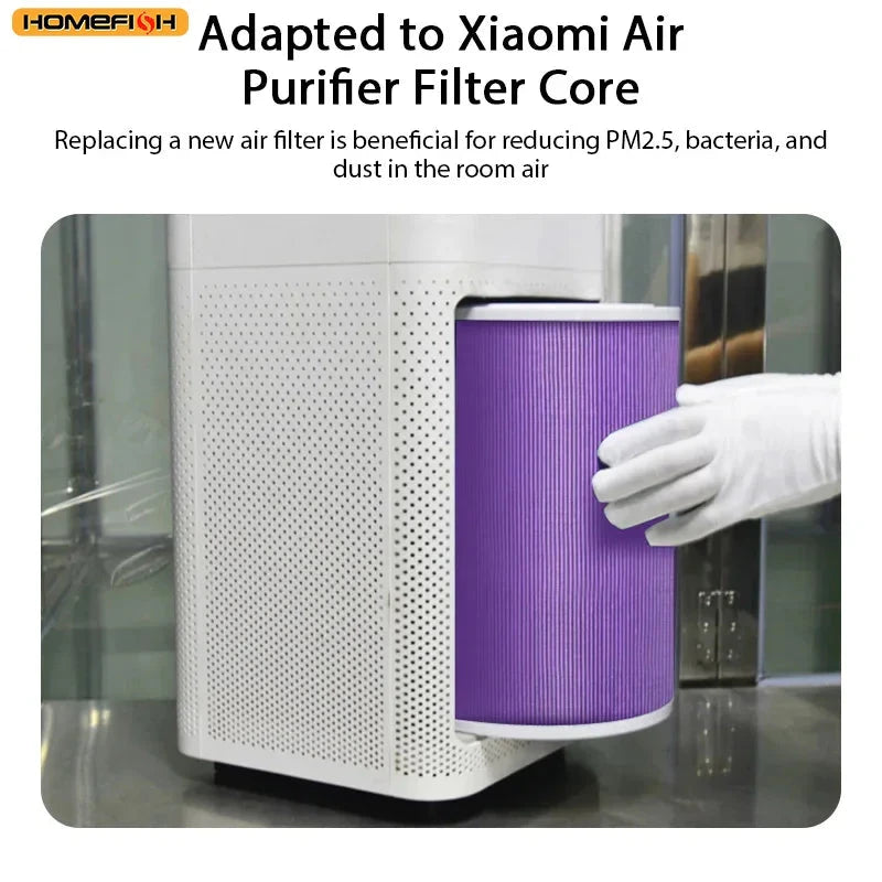 HOMEFISH Replacement Filter for Xiaomi Air Purifier Pro/1/2/3 Series