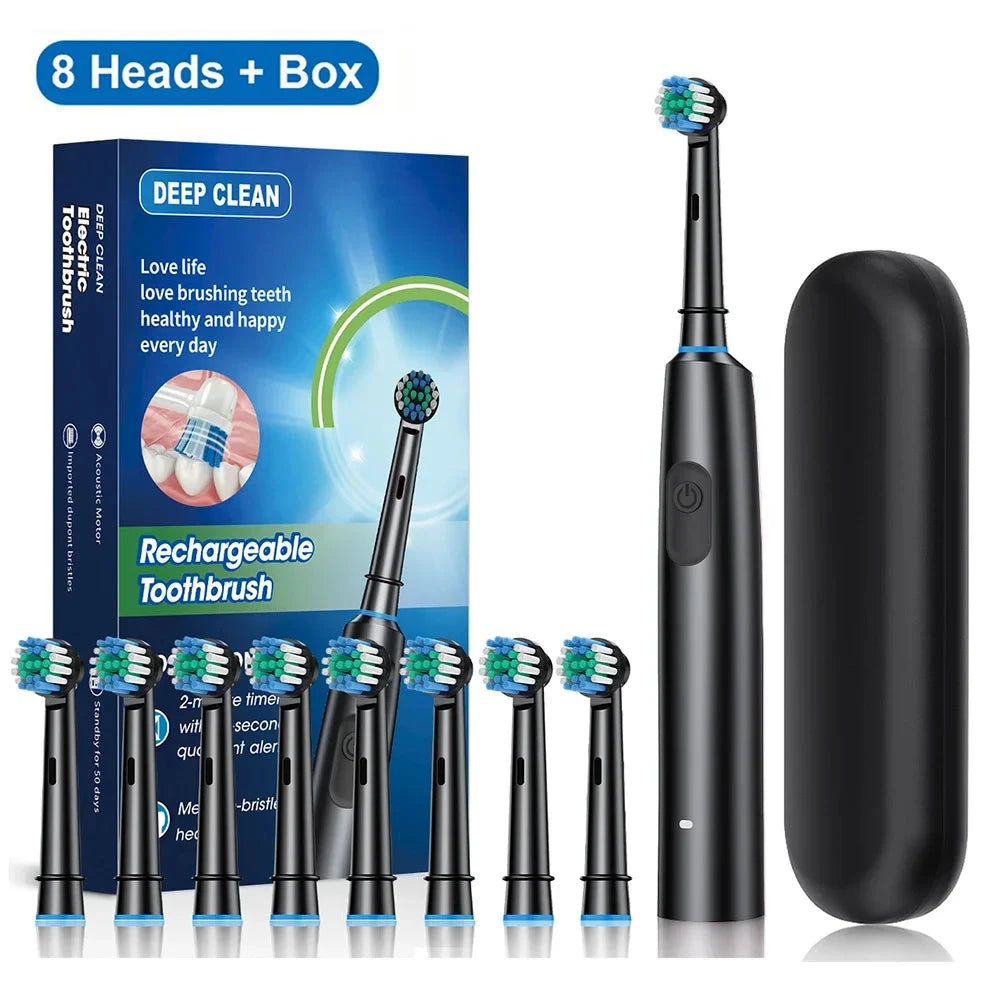 HOMEFISH Sonic Electric Toothbrush - 5 Modes, Waterproof, Rechargeable