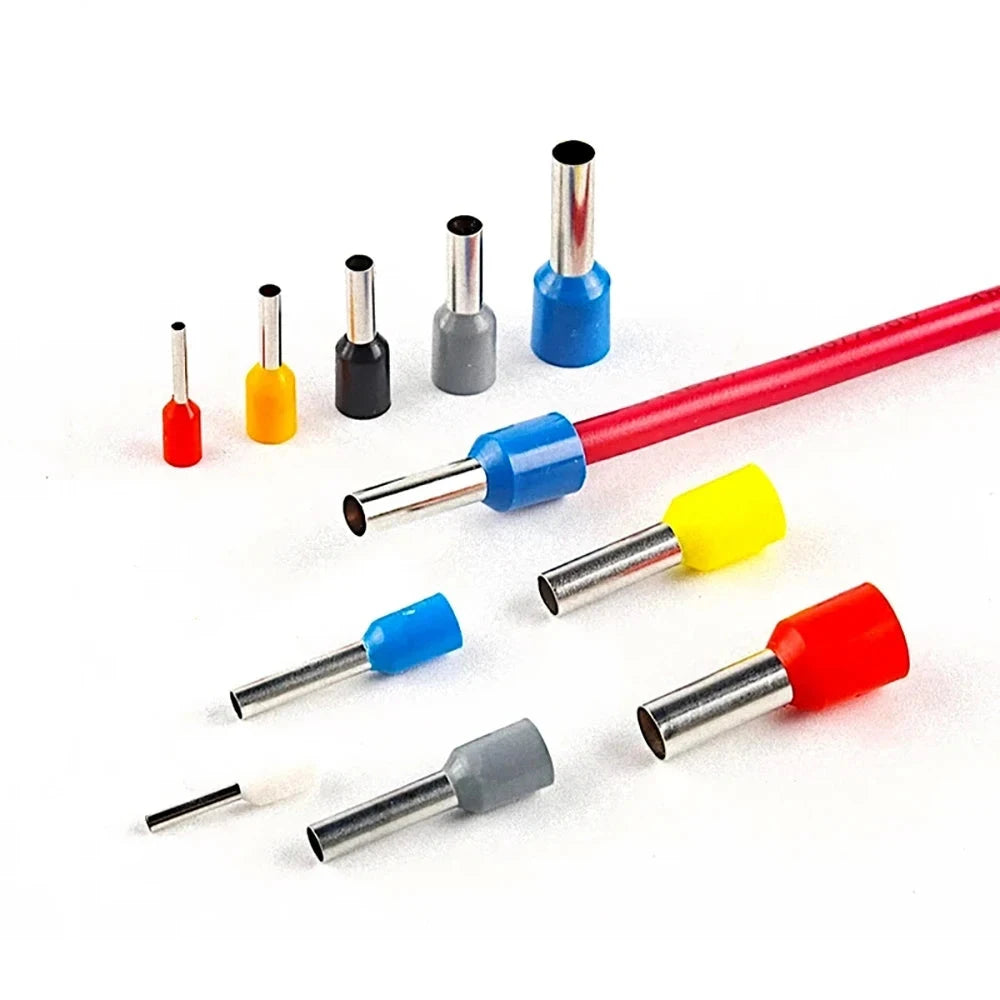 Insulated Wire Crimp Connectors – Cold-Press Terminal Kit (300-2000 pcs)