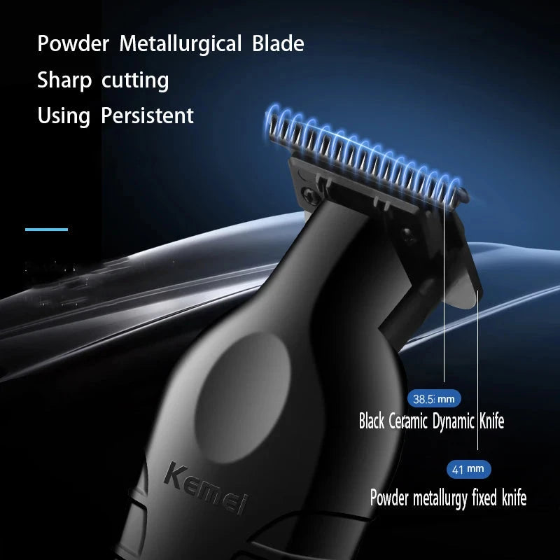 Kemei Professional Hair Clipper Kit - 3 Models, Rechargeable