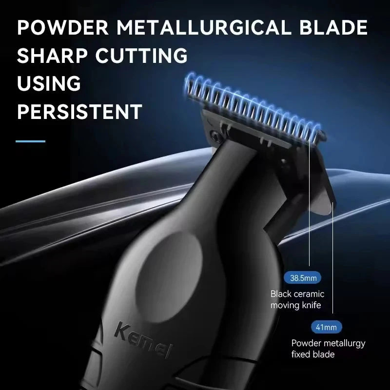 Kemei Professional USB Hair Clipper Kit - KM-2299 & KM-1102 Barber Set
