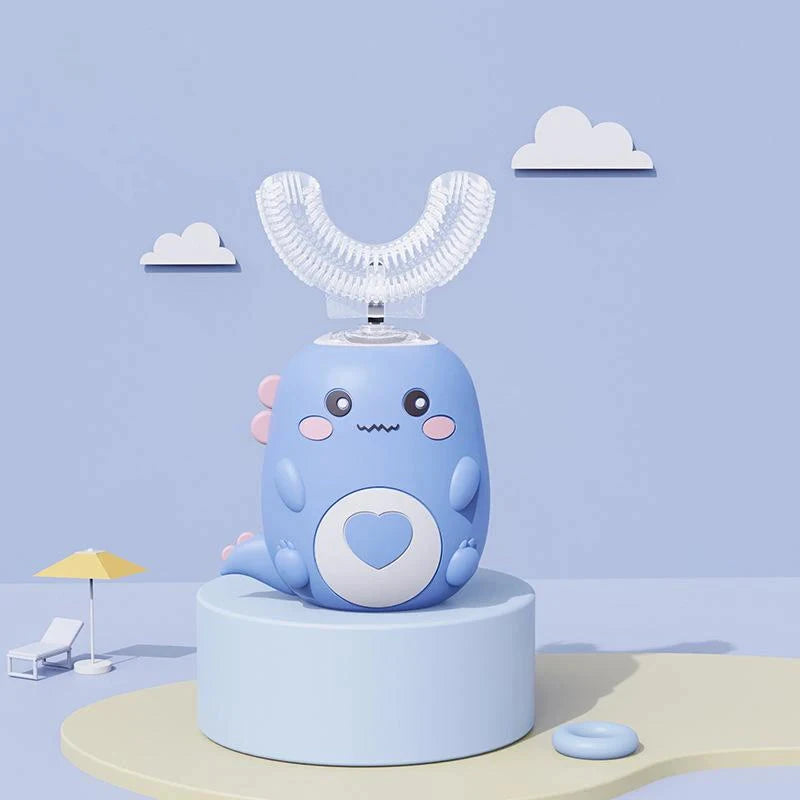 Kids U-Shaped Electric Toothbrush - 360° Silicone Sonic Toothbrush