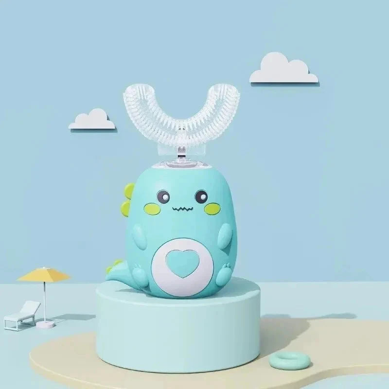 Kids U-Shaped Electric Toothbrush – Silicone, USB Rechargeable