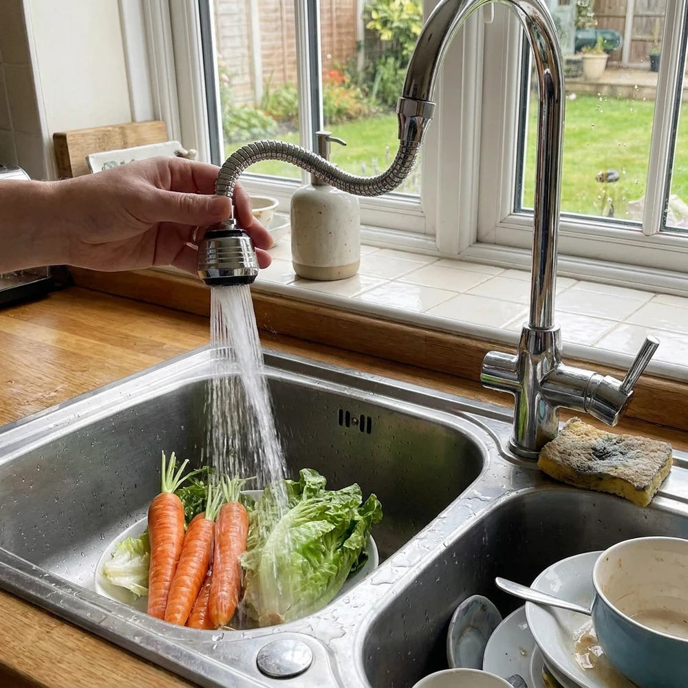 Kitchen Faucet Sprinkler Aerator - Water-Saving Splash Guard
