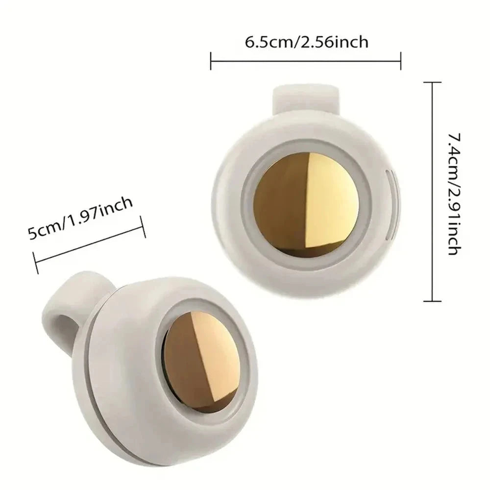 Leafless Mini Handheld Fan – Silent USB Rechargeable Portable Fan