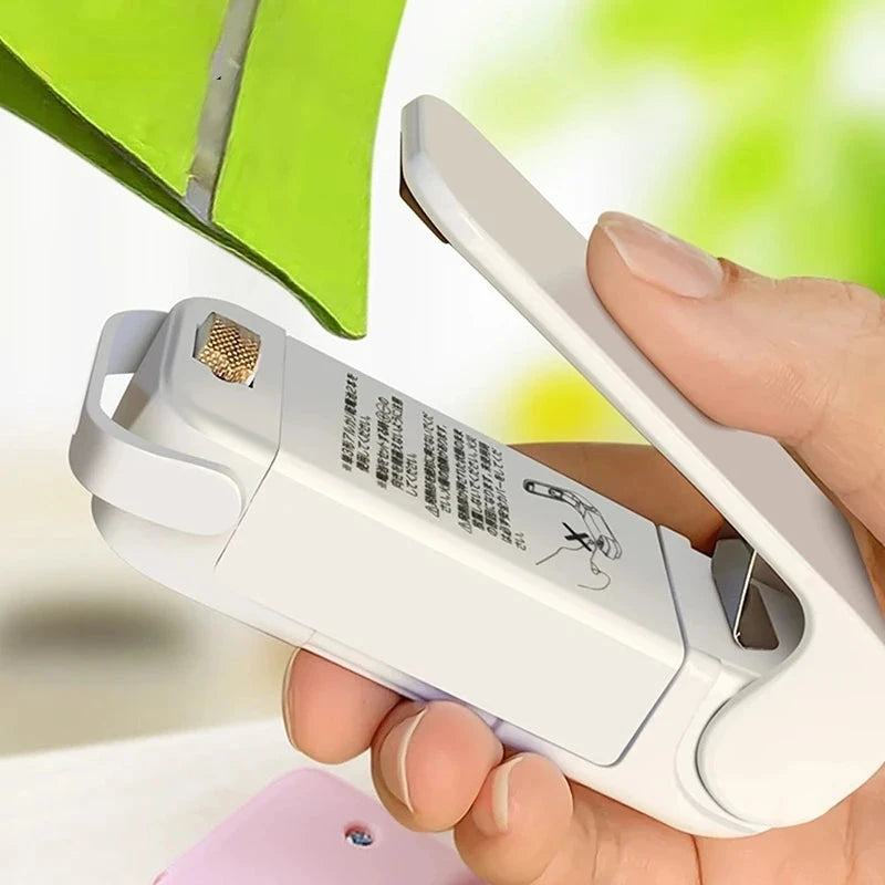 Mini Heat Bag Sealer - Portable Handheld Plastic Bag Sealing Tool