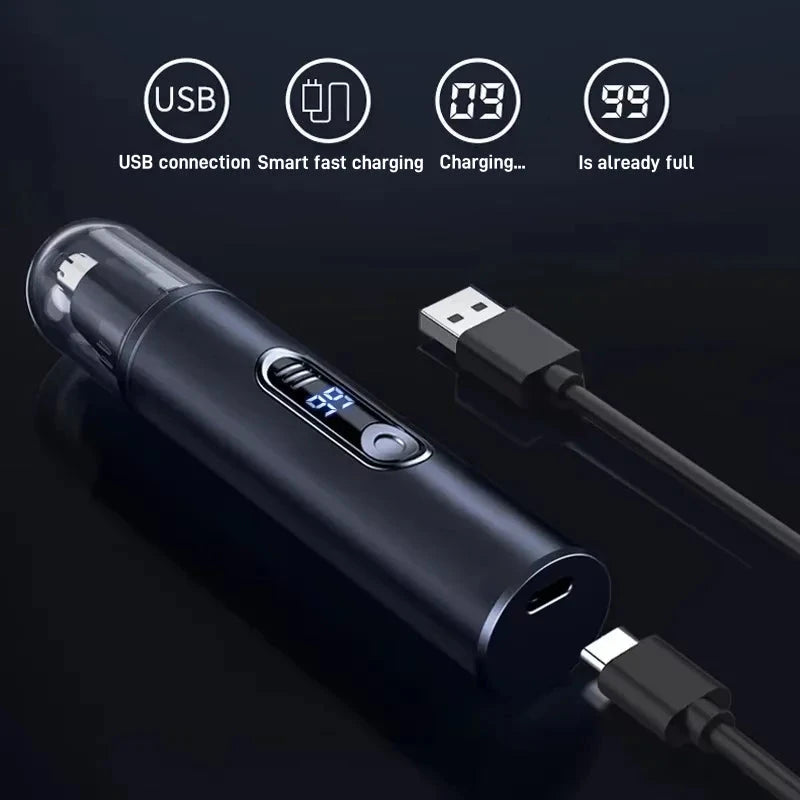 Mini Pocket Nose Hair Trimmer - Painless Waterproof Grooming Tool