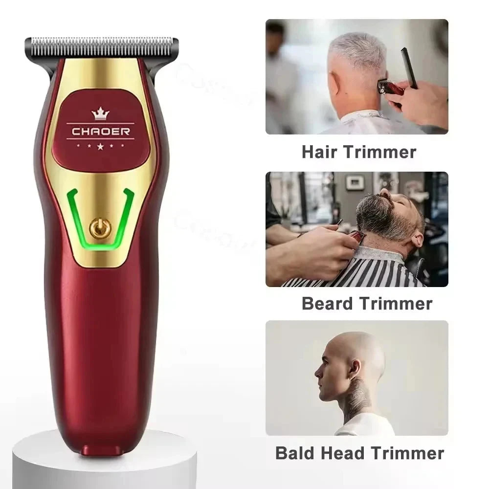 Mini Portable Electric Hair Clipper - Rechargeable Bald Head Trimmer