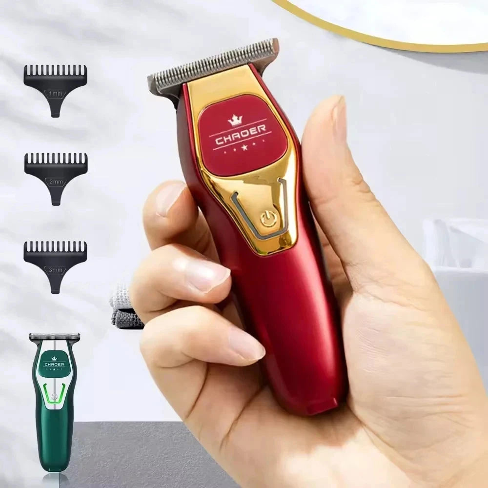 Mini Portable Electric Hair Clipper - Rechargeable Bald Head Trimmer