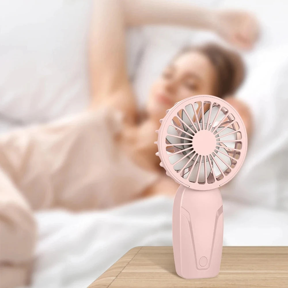 Mini Portable Handheld Fan - USB Rechargeable Pocket Cooling Fan