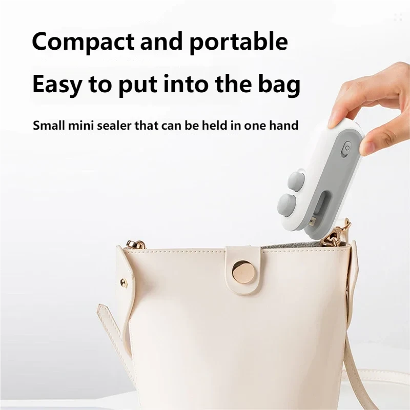 Mini USB Rechargeable Bag Sealer for Food Storage