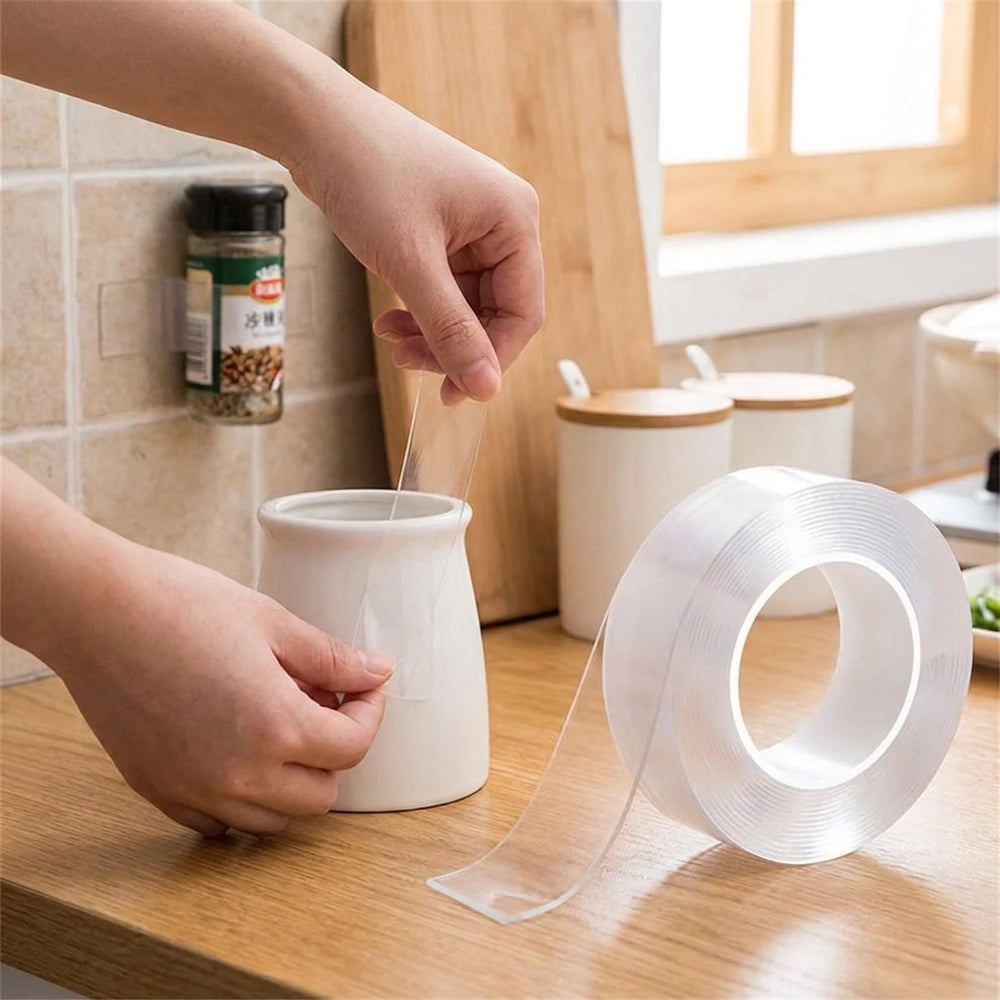 Nano Double-Sided Tape - Traceless Waterproof Adhesive for Bathroom & Kitchen