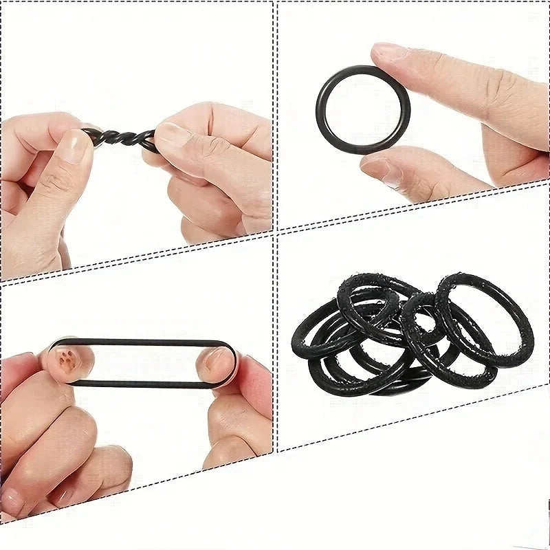 Nitrile Rubber O-Ring Assortment Kit - Sealing Gaskets Repair Set