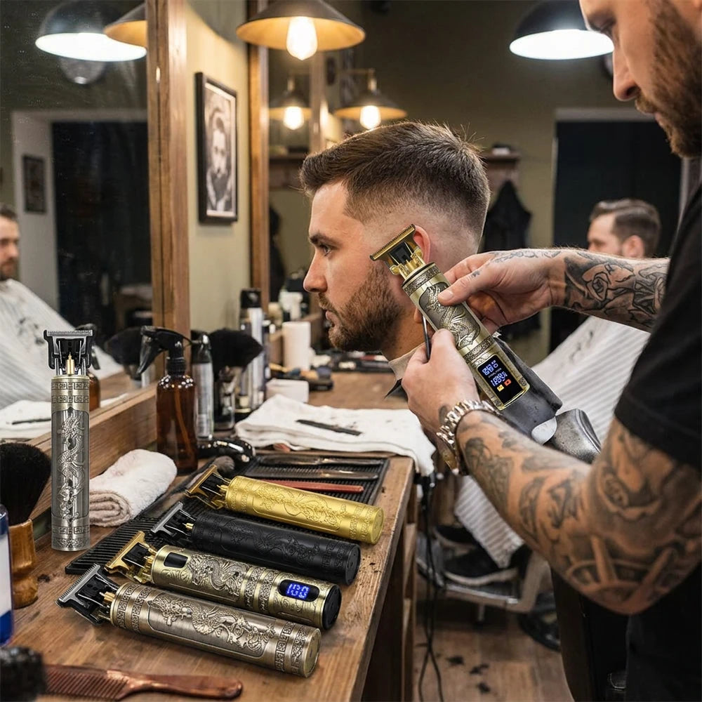 OHS T9 Cordless Hair Clipper - Professional Trimmer for Men