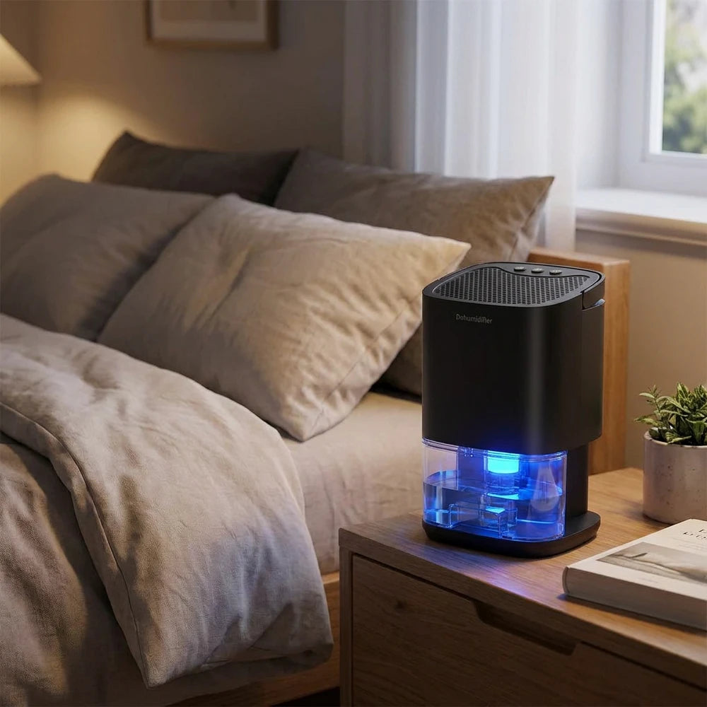 Portable 1000ml Dehumidifier for Home, Office &amp; RV