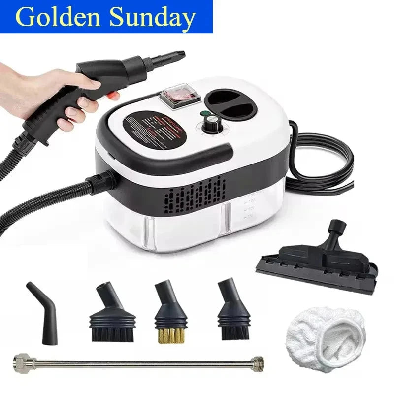 Portable Handheld Steam Cleaner - High-Temp Pressurized, Multi-Surface