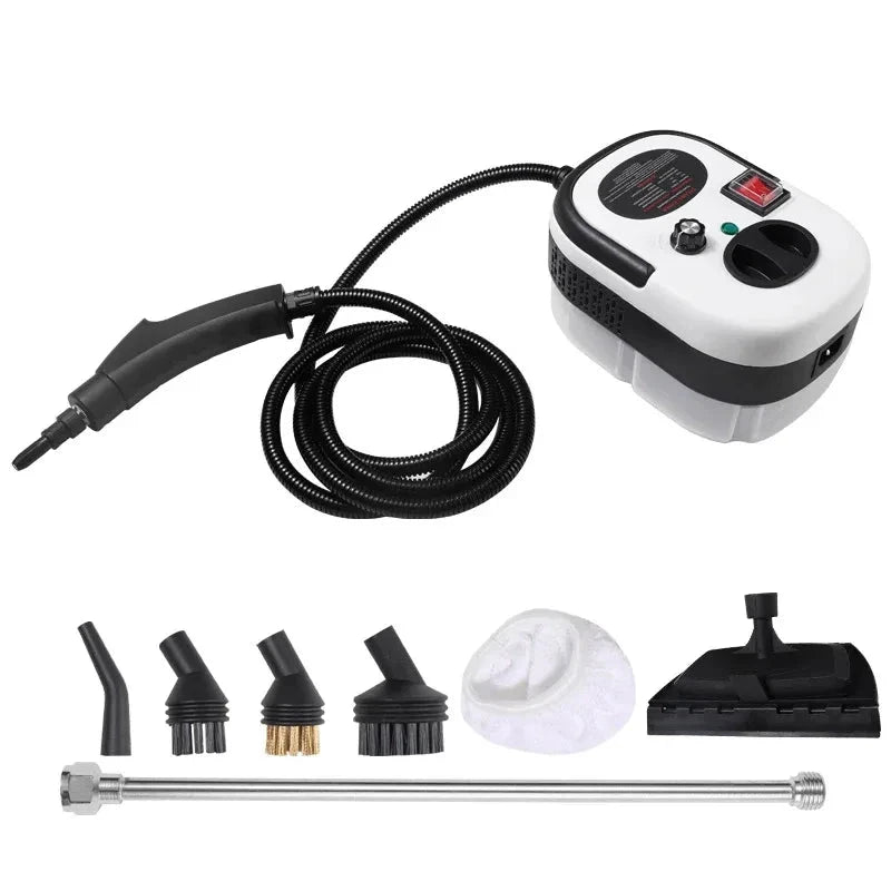 Portable Handheld Steam Cleaner - High-Temp Pressurized, Multi-Surface