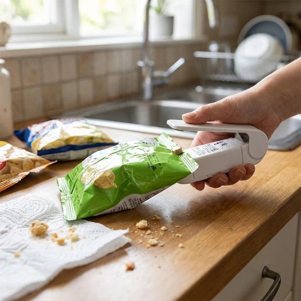 Portable Mini Bag Sealer – Keep Food Fresh & Sealed Anywhere