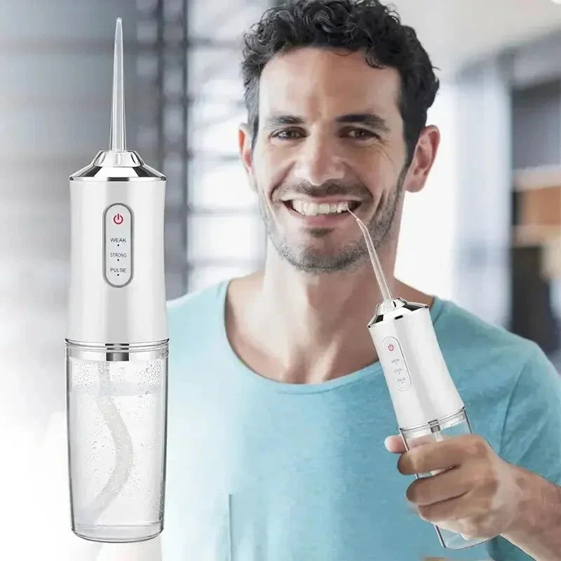 Portable Rechargeable Oral Irrigator - 3-Mode Water Flosser