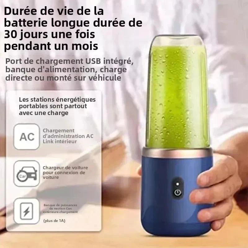 Portable USB Blender 400ml - Travel Juicer Cup for Smoothies