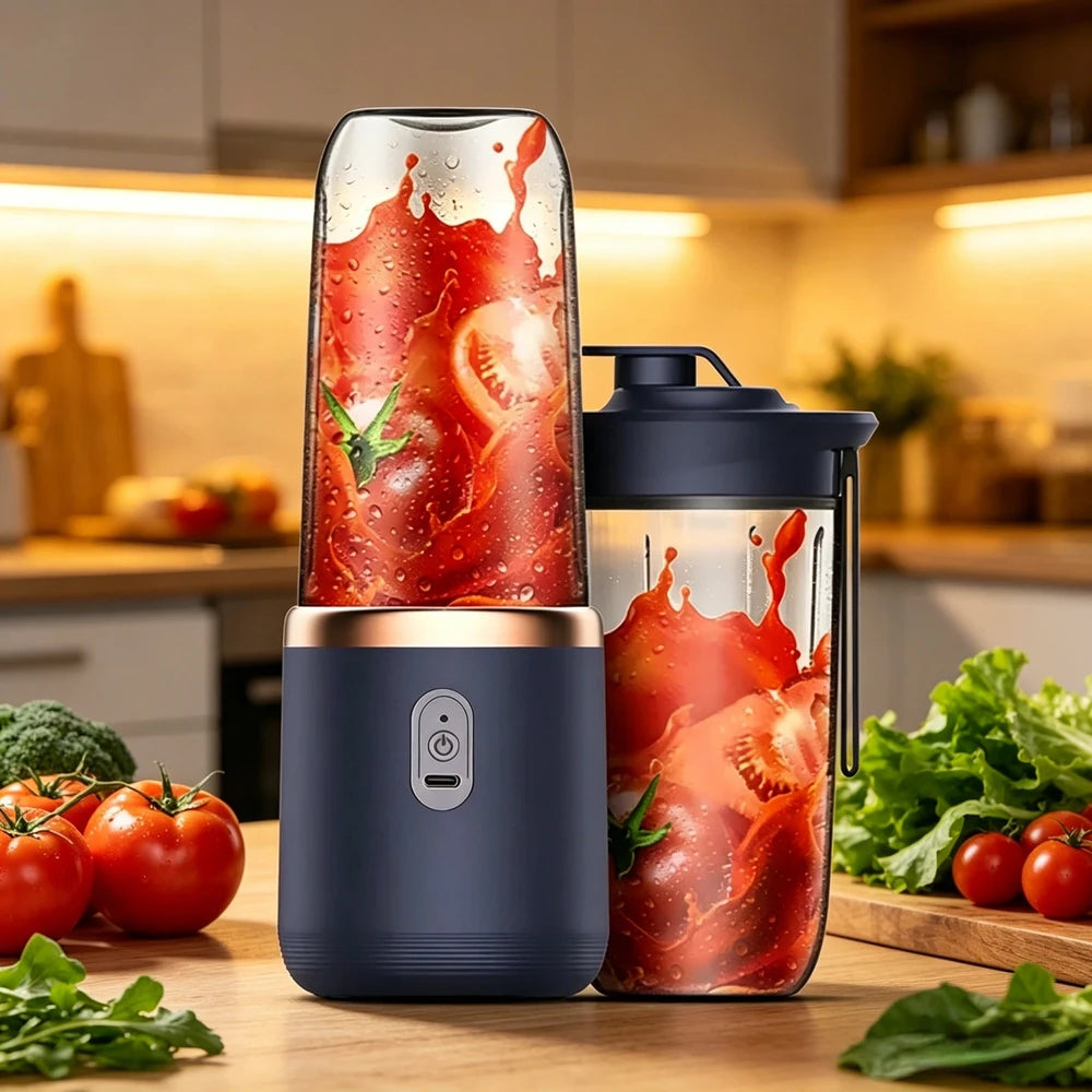 Portable USB Blender 400ml - Travel Juicer Cup for Smoothies