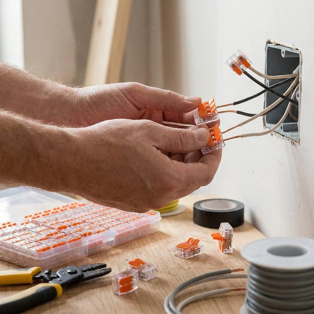 Quick Plug-In Wire Connectors - Universal Electrical Terminals