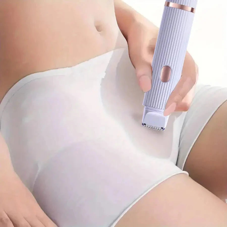 Rechargeable 2-in-1 Electric Shaver - Painless Portable Hair Removal