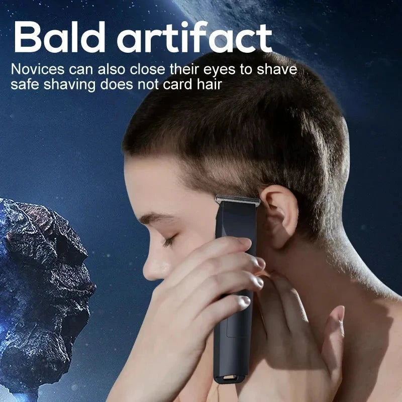 Rechargeable Electric Hair Clipper & Body Groomer, Ceramic Blade