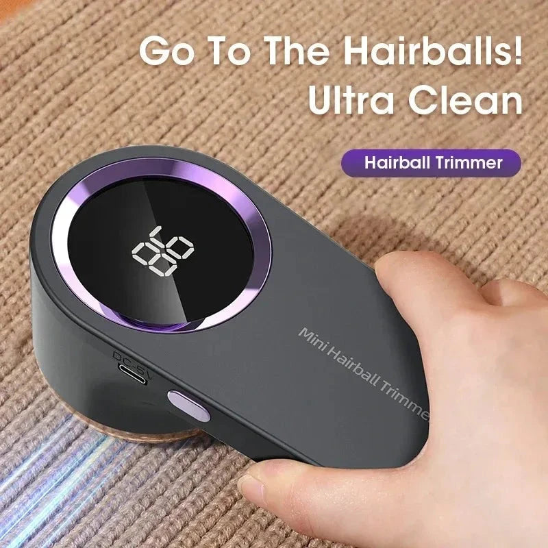 Rechargeable Electric Lint Remover with LED Display for Clothes