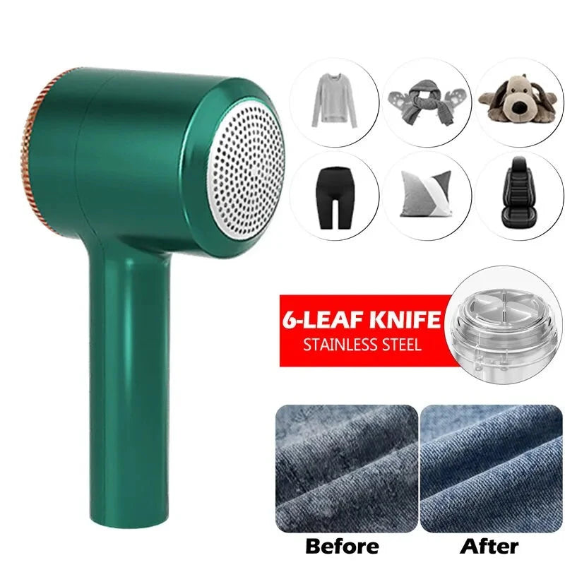 Rechargeable Fabric Lint Remover - USB Sweater & Clothes Fuzz Shaver