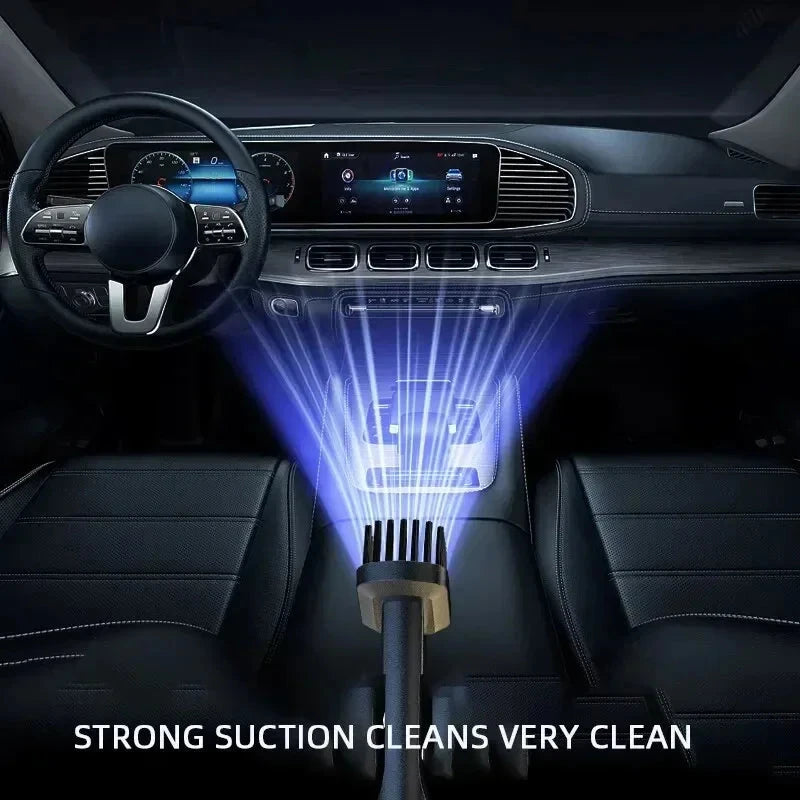 Rechargeable Handheld Vacuum Cleaner – Powerful Suction for Car & Home