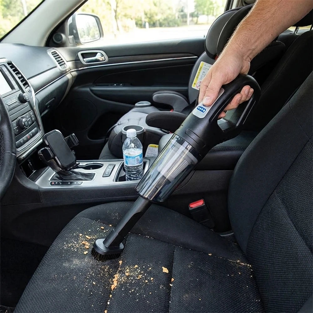Rechargeable Handheld Vacuum Cleaner – Powerful Suction for Car & Home