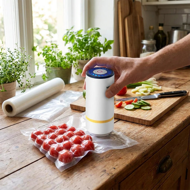 Rechargeable Mini Vacuum Air Pump for Food Storage Bags
