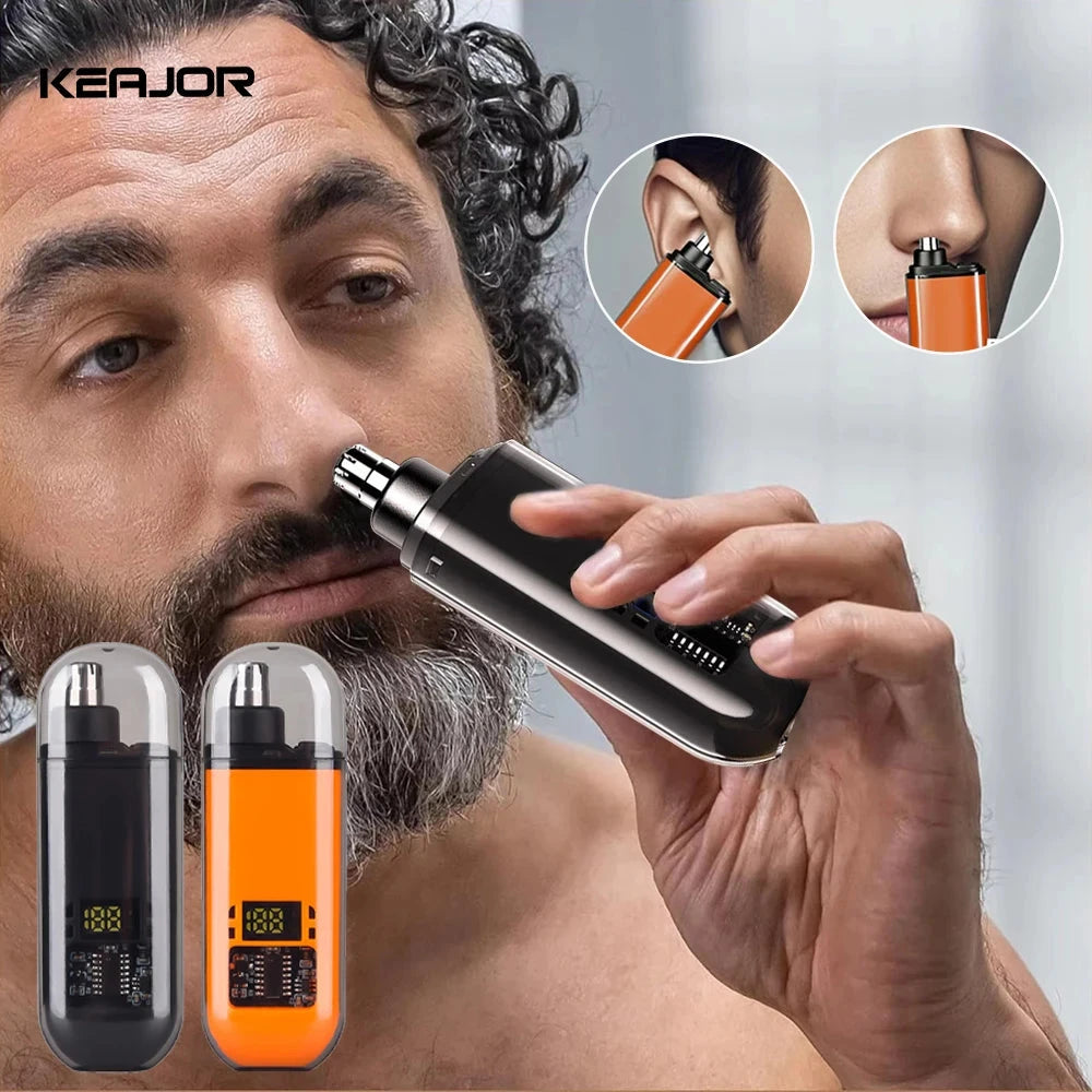 Rechargeable Nose Hair Trimmer, Portable Grooming Clipper