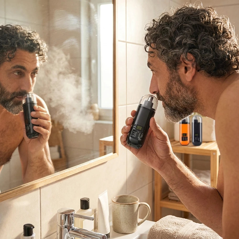 Rechargeable Nose Hair Trimmer, Portable Grooming Clipper