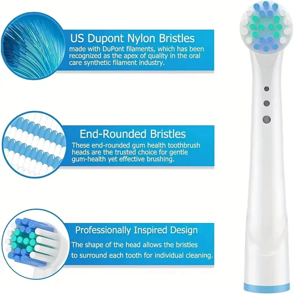 Replacement Brush Heads for Oral-B &amp; Braun Electric Toothbrushes