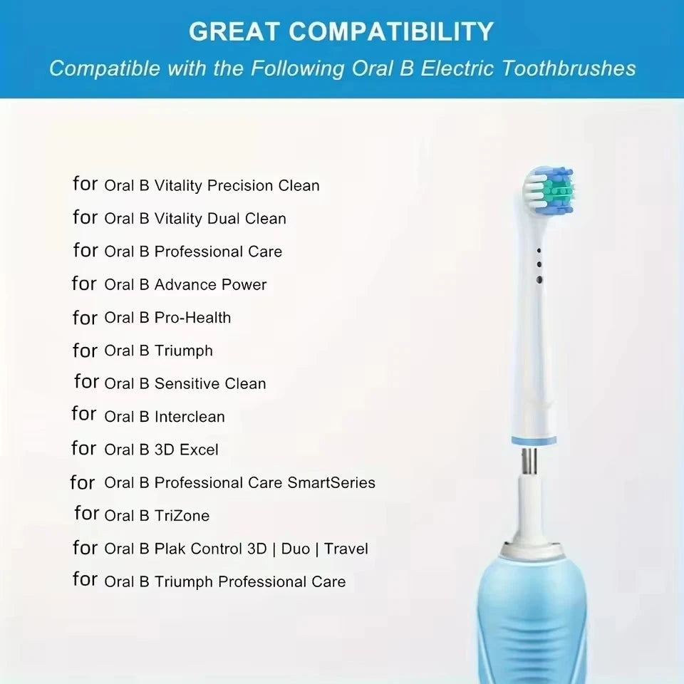 Replacement Brush Heads for Oral-B &amp; Braun Electric Toothbrushes