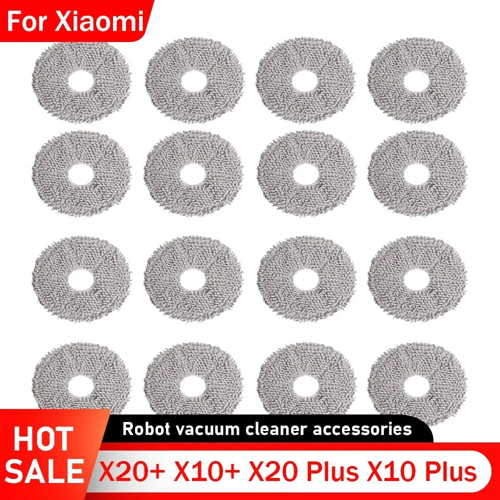 Replacement Mop Cloths for Xiaomi X20+/X10+ Robot Vacuum