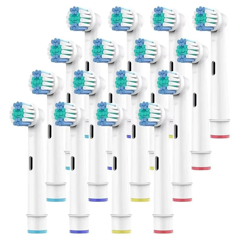 Replacement Toothbrush Heads - Compatible with Oral-B & Braun, Soft Bristles
