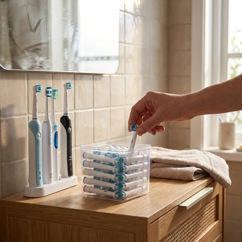 Replacement Toothbrush Heads - Compatible with Oral-B &amp; Braun