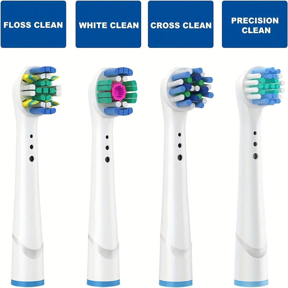 Replacement Toothbrush Heads Compatible with Oral-B &amp; Braun