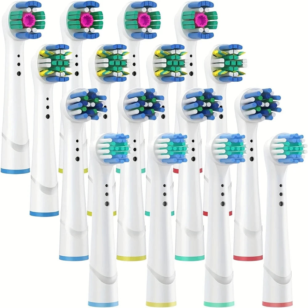 Replacement Toothbrush Heads Compatible with Oral-B &amp; Braun