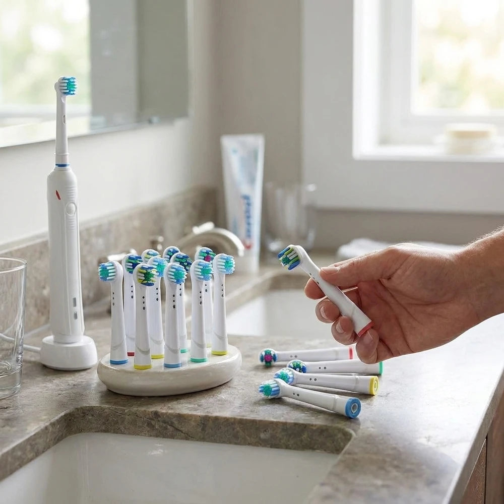 Replacement Toothbrush Heads Compatible with Oral-B &amp; Braun
