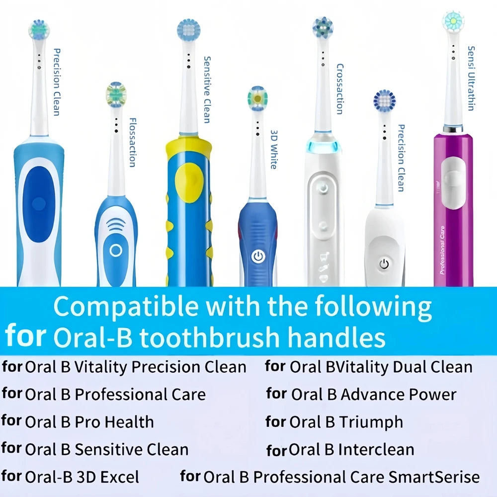 Replacement Toothbrush Heads for Oral-B & Braun Electric Toothbrushes