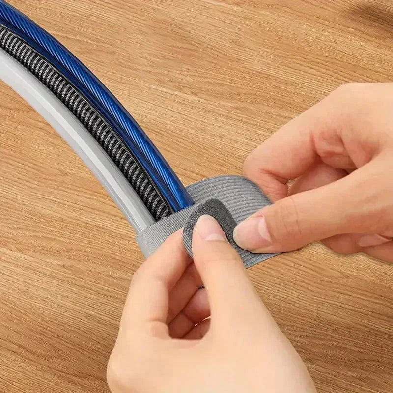 Reusable Adhesive Cable Organizer Straps - Cord &amp; Wire Management Ties