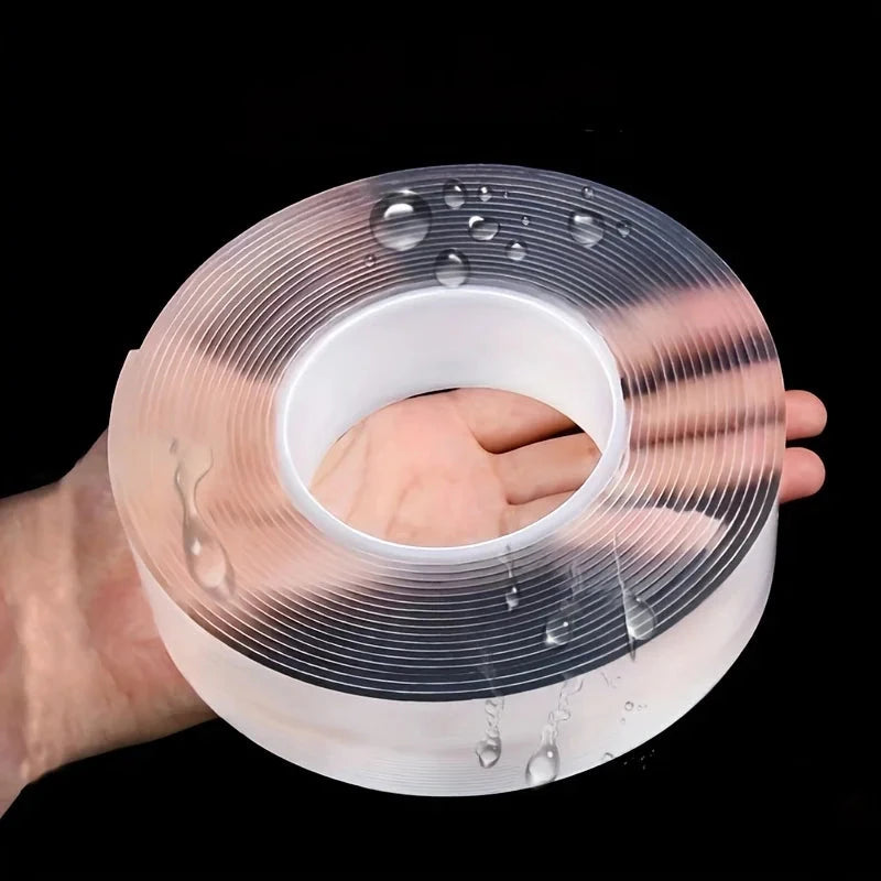 Reusable Waterproof Double-Sided Adhesive Tape for Kitchen & Bathroom