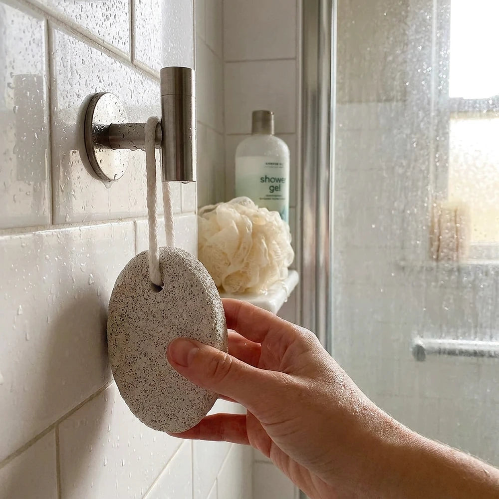 Self-Adhesive Stainless Steel Bathroom Hook – No-Drill Wall Hook