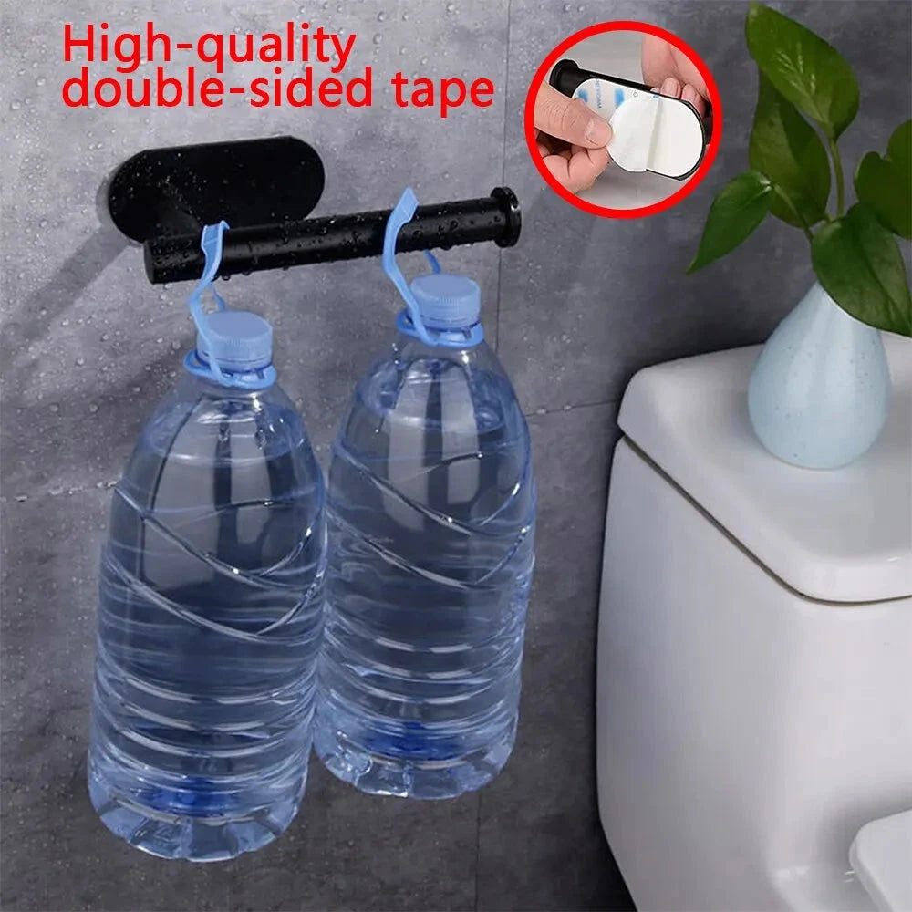 Self-Adhesive Stainless Steel Paper Towel Holder – No-Drill Bathroom Rack